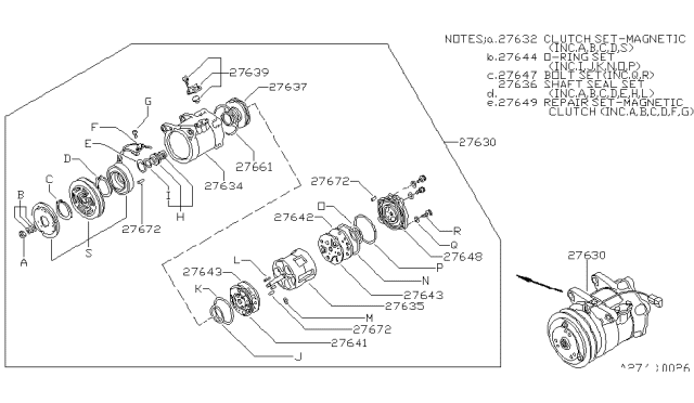 1984 Nissan Sentra Compressor Diagram 1