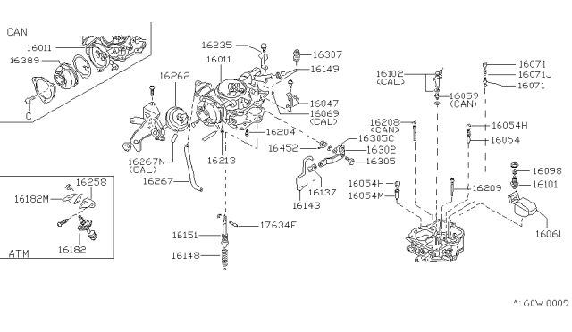 1985 Nissan Sentra Carburetor Diagram 3