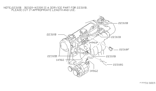 1982 Nissan Sentra Engine Control Vacuum Piping Diagram 2