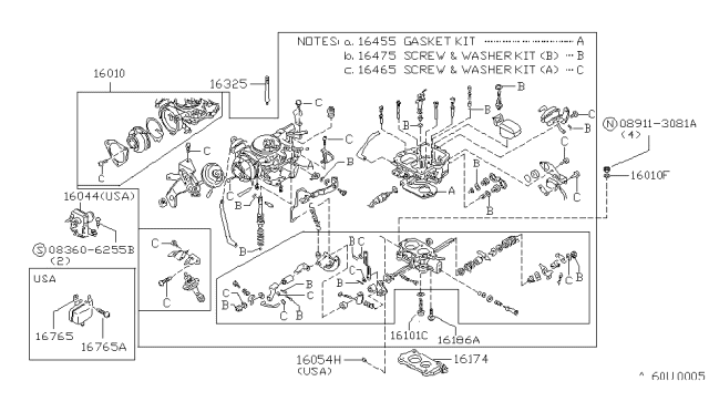 1983 Nissan Sentra Carburetor Diagram 4