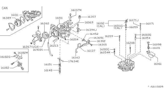 1983 Nissan Sentra Carburetor Diagram 9