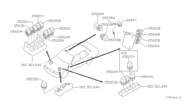 1992 Nissan Stanza Relay Diagram
