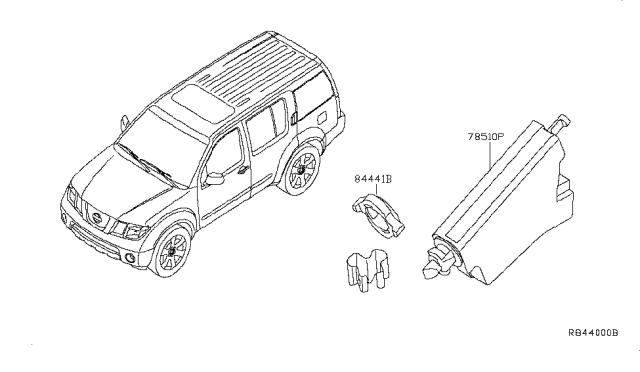2006 Nissan Pathfinder Trunk Opener Diagram