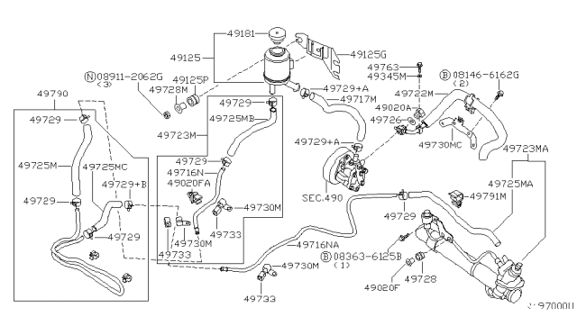 2002 Nissan Altima Power Steering Piping Diagram 2