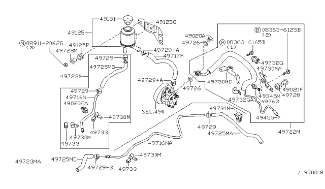 2004 Nissan Altima Power Steering Piping Diagram 3