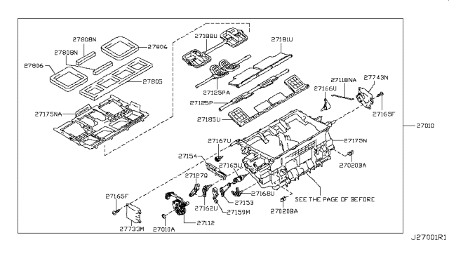 2012 Nissan Murano Heater & Blower Unit Diagram 4