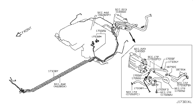 2014 Nissan Murano Fuel Piping Diagram 2