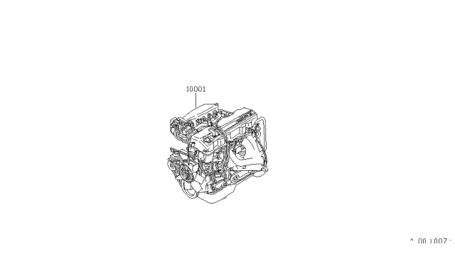 1982 Nissan 200SX Engine Assembly Diagram 2