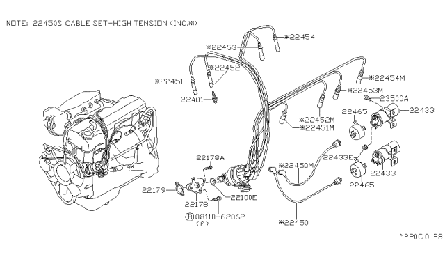 1980 Nissan 200SX Ignition System Diagram 3