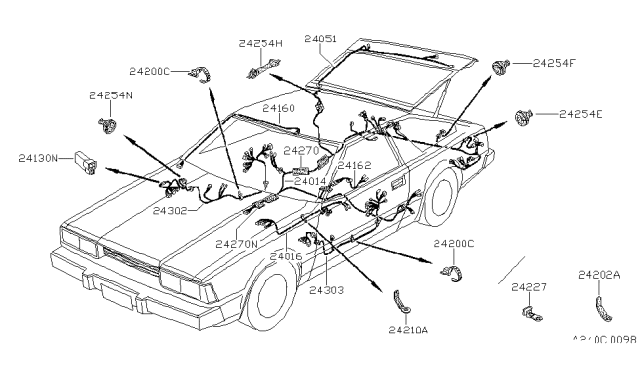 1981 Nissan 200SX Wiring Diagram 2