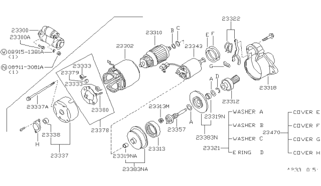 1996 Nissan 200SX Starter Motor Diagram 4