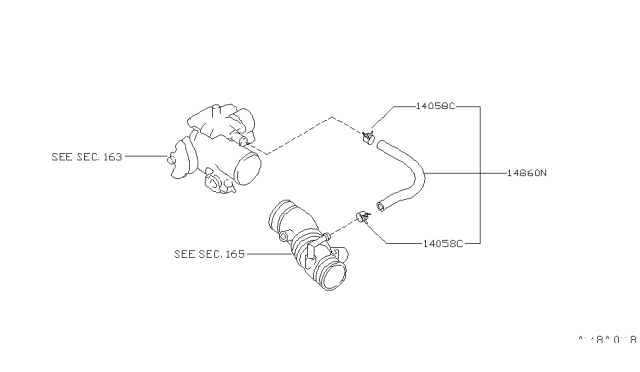 1998 Nissan 200SX Secondary Air System Diagram 1