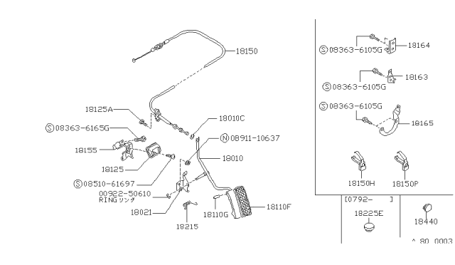 1995 Nissan Pathfinder Accelerator Linkage Diagram 2