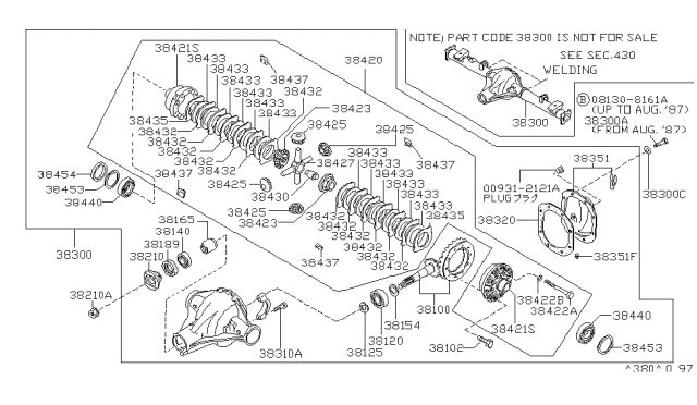 1989 Nissan Pathfinder Rear Final Drive Diagram 2