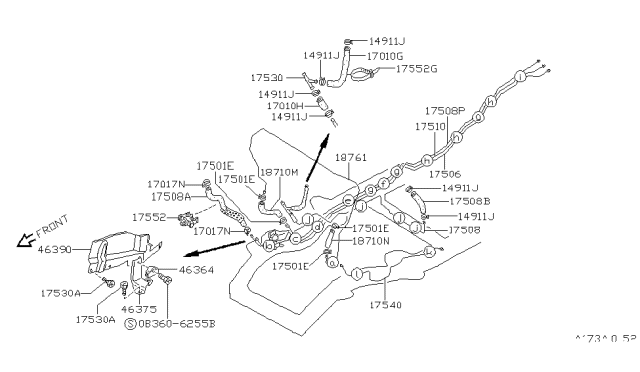 1990 Nissan Pathfinder Fuel Piping Diagram 2