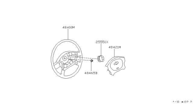 1994 Nissan Pathfinder Steering Wheel Diagram 2