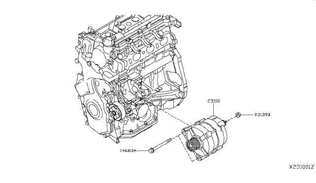 2014 Nissan NV Alternator Diagram 2