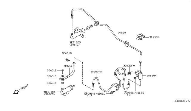 2006 Nissan 350Z Clutch Piping Diagram 2