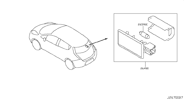 2011 Nissan Leaf Lamps (Others) Diagram