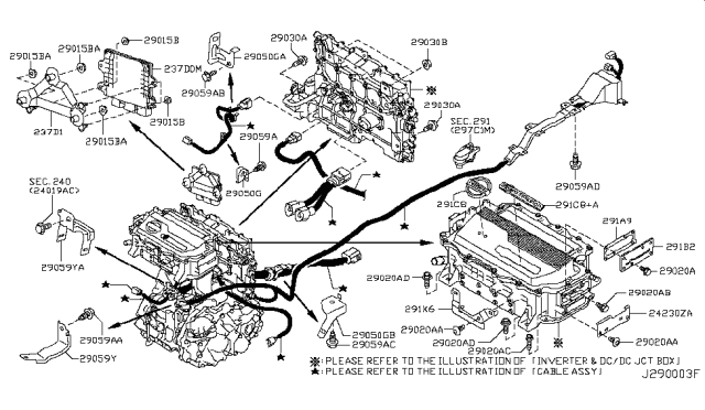 2011 Nissan Leaf MODULATOR Assembly-Ev Control Diagram for 237D0-3NA0E