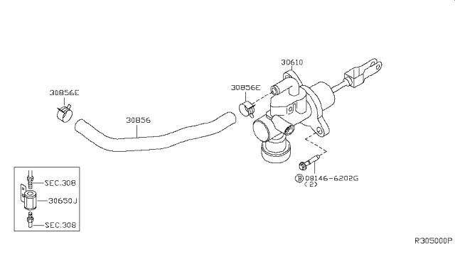 2014 Nissan Xterra Clutch Master Cylinder Diagram