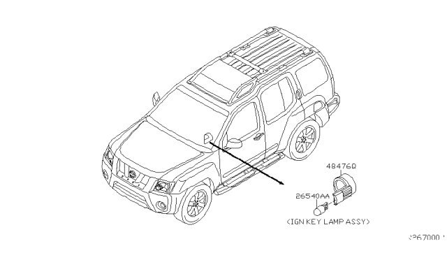 2005 Nissan Xterra Lamps (Others) Diagram 1