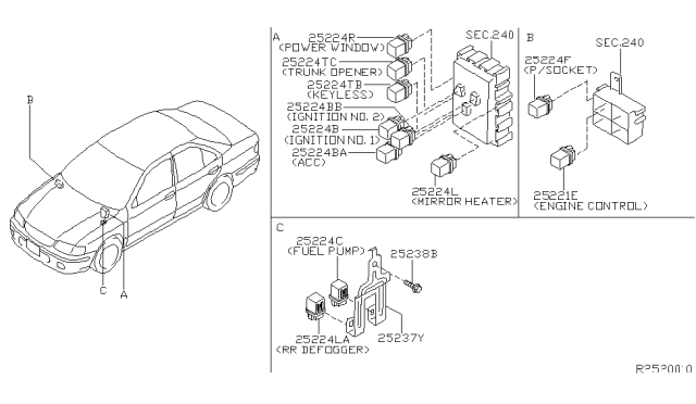 2001 Nissan Sentra Relay Diagram 2