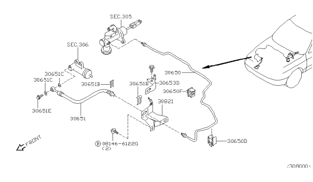 2005 Nissan Sentra Clutch Piping Diagram