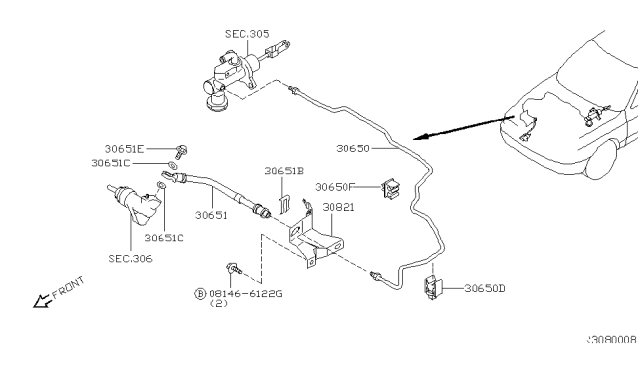 2002 Nissan Sentra Clutch Piping Diagram 1
