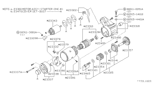 1983 Nissan Pulsar NX Starter Motor Diagram 7