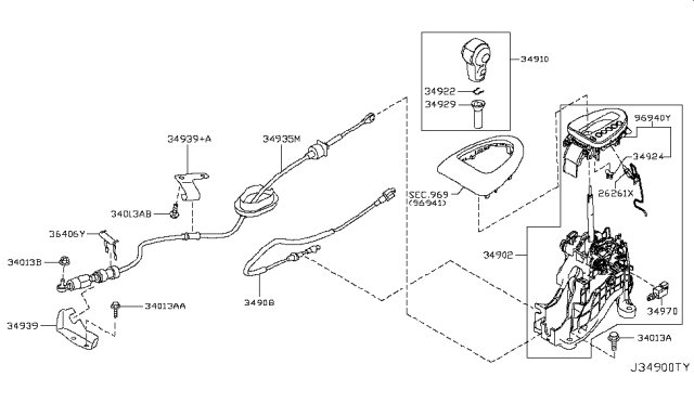 2015 Nissan Rogue Auto Transmission Control Device Diagram 2