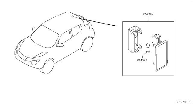 2013 Nissan Juke Lamps (Others) Diagram