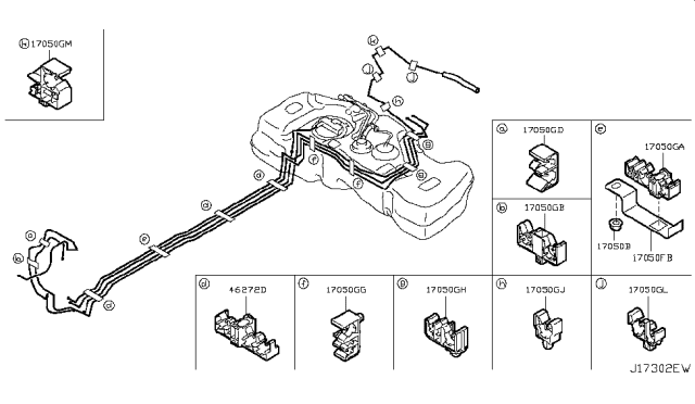 2016 Nissan Juke Fuel Piping Diagram 1