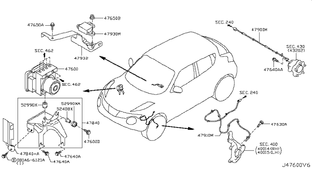 2015 Nissan Juke Anti Skid Control Diagram 2