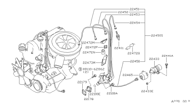 1983 Nissan 720 Pickup Ignition System Diagram 1