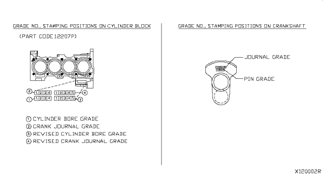 2007 Nissan Sentra Piston,Crankshaft & Flywheel Diagram 16
