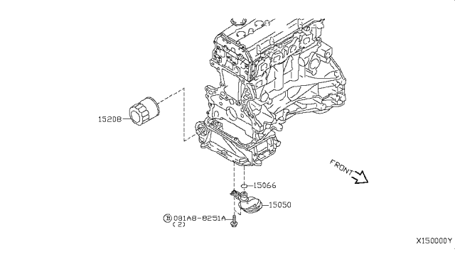 2007 Nissan Sentra Lubricating System Diagram 4