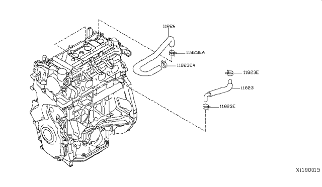 2010 Nissan Sentra Crankcase Ventilation Diagram 1