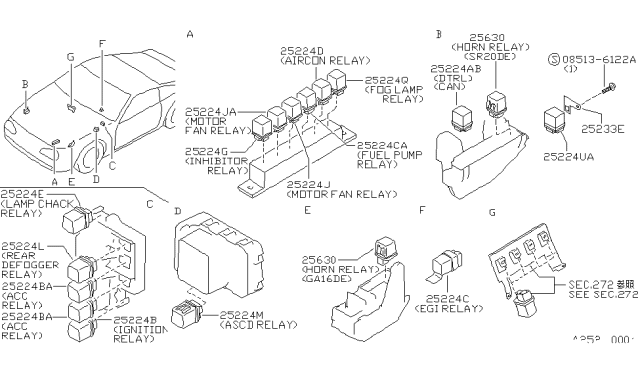 1994 Nissan Sentra Relay Diagram 2