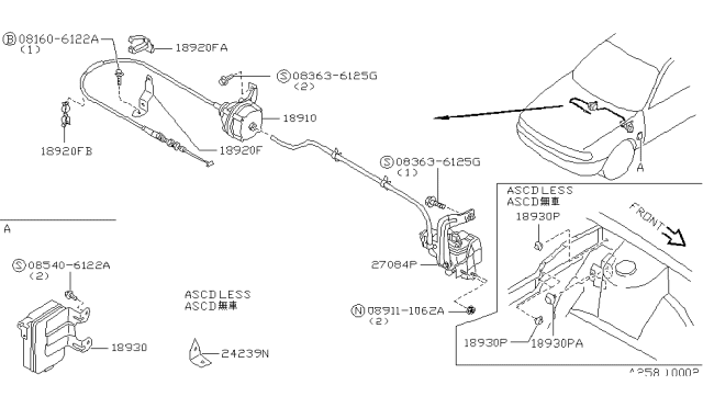 1994 Nissan Sentra Auto Speed Control Device Diagram 1