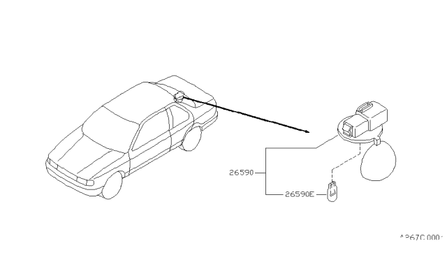 1993 Nissan Sentra Lamps (Others) Diagram 3