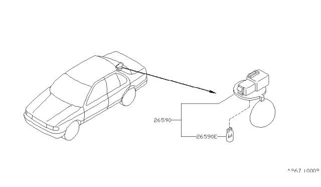 1992 Nissan Sentra Lamps (Others) Diagram 1