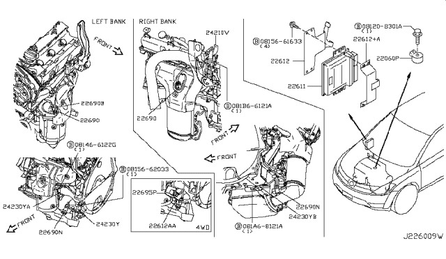 2003 Nissan Murano Engine Control Module Diagram