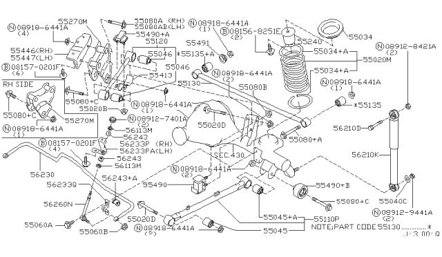 2000 Nissan Pathfinder Rear Suspension Diagram 1