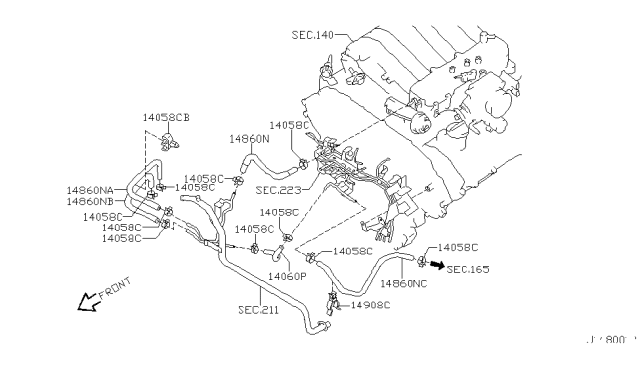 2000 Nissan Pathfinder Secondary Air System Diagram 2