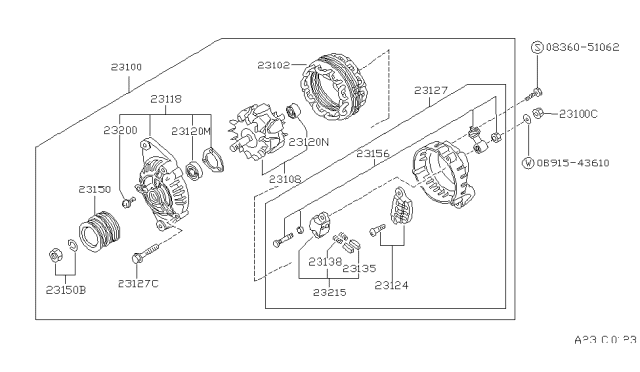 1988 Nissan Stanza Alternator Diagram 1