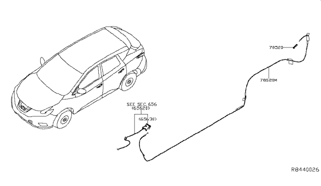 2016 Nissan Murano Trunk Opener Diagram