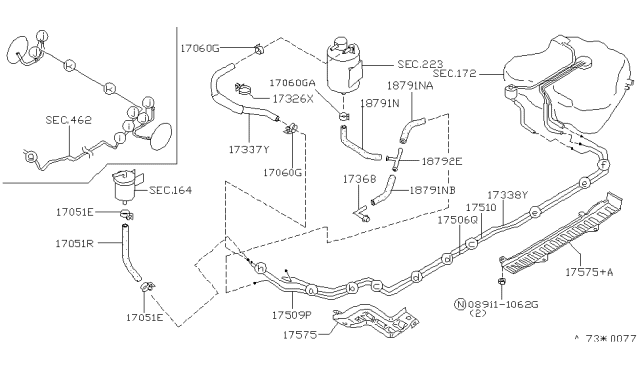 1994 Nissan Stanza Fuel Piping Diagram 2