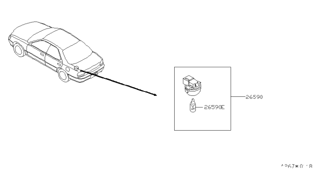 1996 Nissan Stanza Lamps (Others) Diagram