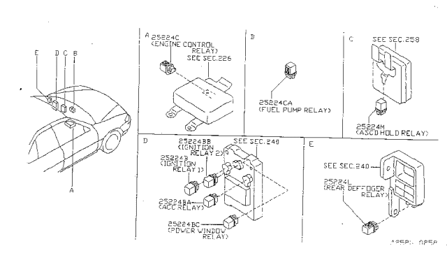 1996 Nissan Sentra Relay Diagram 2
